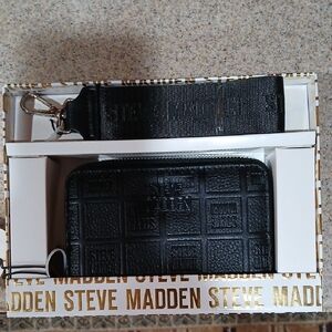 NWT Steve Madden black Wallet